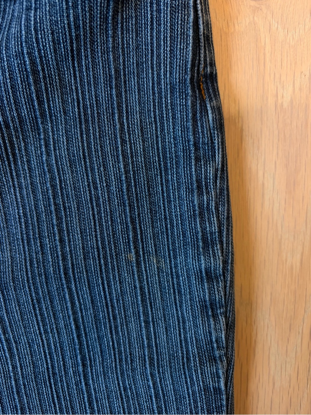 Gasoline Y2K Pinstripe Flare Jeans Size 6 Stretch Denim - Picture 7 of 8